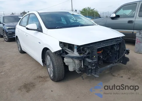 2019 Hyundai Ioniq Hybrid Blue из США, поврежденный, VIN KMHC65LC3KU179902